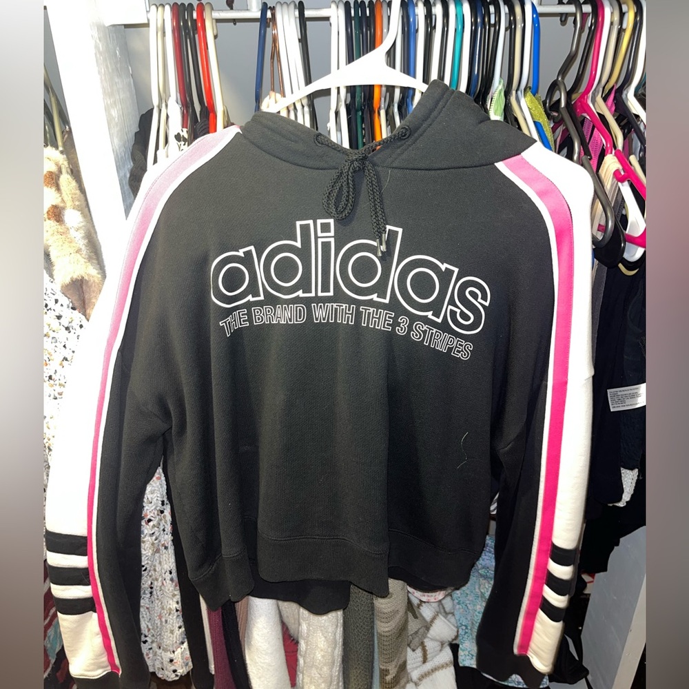 Adidas cropped hoodie